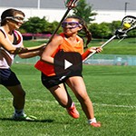 Lax Camps - Girls Lacrosse Drills - Attacking From Behind Goal Practice