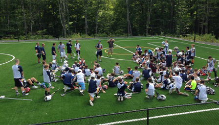 Lax Camps - Lacrosse and Leadership Training Player Huddle